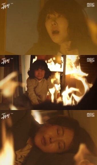 '용감무쌍 용수정' 최수린, 불길 속 딸 구하려다 기절 [TV나우]