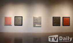 [TD포토] G&J 갤러리 오픈한 미술작가 강갑석 FEELING 개인전