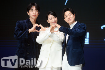 [TD포토] 주종혁-김혜수-정성일 '트리거 사랑해주세요'