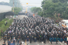 22일 유성기업 충돌 원인은 용역의 무차별 폭력