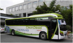부산시 디젤하이브리드 버스 운행