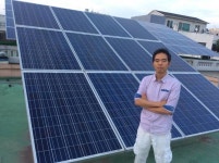 햇빛으로 점심 사먹었습니다