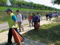 구로구-우신고 안양천 정화활동 진행