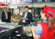 공재광 평택시장 통복 전통시장 방문