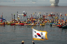 광복 70주년 한강이 태극기 물결로 뒤덮인다