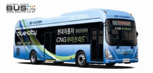 친환경 천연가스하이브리드 버스, 광주 도심 달린다