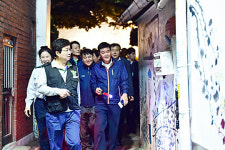 염태영 수원시장, 지동일대 야간순찰 실시