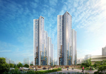 ‘더블 역세권’ 아시아드 코오롱하늘채 9월 분양