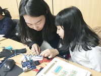 용인시디지털산업진흥원, 초-중학생 대상 겨울방학 사물인터넷 캠프 성료