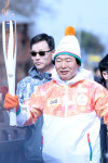 [포토] 2018 평창패럴림픽 원주 성화 봉송에 나선 양병서 관장