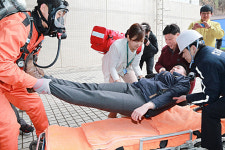 용인시, 행정타운·삼성노블카운티 등서 소방 합동훈련