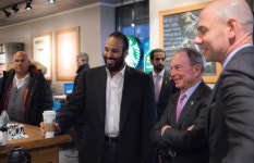 85년생 사우디 실세 왕세자, 뉴욕 스타벅스에서 커피를?