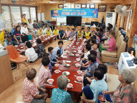 광명3동 누리복지협의체, 경로당 어르신에게 음악회 진행