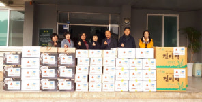 담양 봉산교회, 경로당에 전하는 ‘선물꾸러기’