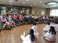 상주교육지원청 , 옥산초등학교, 요양원 봉사활동