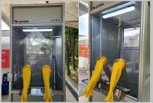 기장군보건소, 양방향 워킹스루 부스 설치