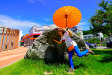 진도 ‘진실의 입’ 바위··· 관광명소로 인기