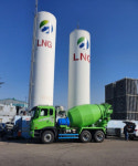 성능·경제성 확보 LNG 콘크리트믹서트럭 보급사업 스타트