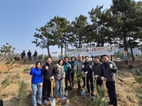 경기환경에너지진흥원, 시흥 완충녹지에 ‘행복의숲’ 조성...식목행사 개최
