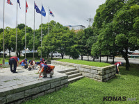 향군, 영연방 한국전 참전기념비 헌화 참배