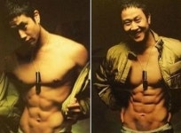 김진 열애설 정우 화보, 완벽 식스팩 이 초콜릿에 반했었나?