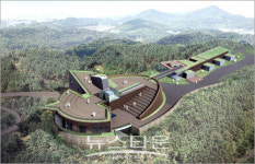 영인산 산림자연사박물관, 상량식과 함께 웅장한 모습 드러내