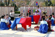 꽃가마 탄 예쁜 외국인 신부들 너무 행복해요