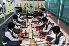 색다르게 열린 아산중 축제