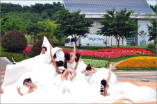 춘해보건대학구내식당 | 춘해보건대학, 주말 요가공연