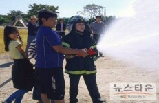 서천소방서, 비인초등학교 교직원 및 전교생 대상으로 합동소방훈련 실시
