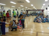 두드림 국토대장정 대원들에게 행복바이러스를