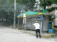 국제행사 앞두고 시내버스 승강장 새단장!!