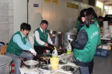 아산상록회, 일일음식바자회 개최