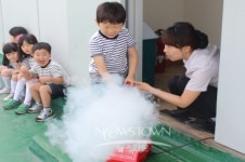 아산소방서, 어린이 눈높이 소방안전교육
