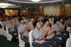 장옥순, 배방읍 여성의용소방대장 취임