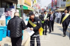 아산 둔포119안전센터, 소방통로 확보 캠페인
