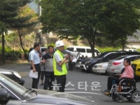 아산 읍내주공아파트, 화재 진압 모의 훈련