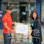 청양대학 김나희 교수, 정산도서관에 영어 원서 기증