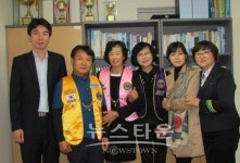 아산 천도식당·배방라이온스클럽, 후원금 전달