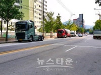 원주 왕건로, 대형불법차량으로 몸살