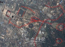 북한 영변 훈련장의 서울 모형은 청와대!