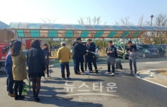 아산시 온양6동주민센터, 영농철을 맞아 산불 진화교육 실시