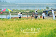 여주 상백리 청보리축제장의 첫 걸음
