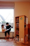 아토피 예방 친환경 자작나무 원목 수제가구, 회전책장 미르공방