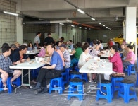 구리시 어르신 말복맞이 삼계탕 잔치 불볕더위 식혀