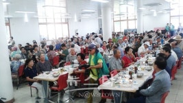 원주시 일산동 300여분과 함께한 경로잔치