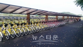 아산시, 곡교천 은행나무길 자전거타고 가을을 느껴보세요