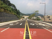 화도읍 천마산역 진입도로(천마초교~천마산역)  임시개통