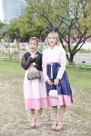 [뉴타포토 추석인사]신인 트로트 걸그룹 제이영 제이나-자영 경복궁에 한복 입고 공주 비주얼 