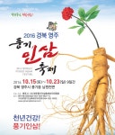건강한 땅 영주에서 펼쳐지는 세계 최고의 건강축제, 「2016경북영주풍기인삼축제」